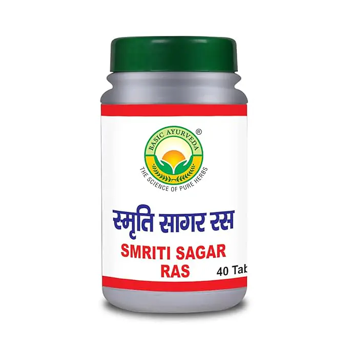 Smriti Sagar Ras 40 टैबलेट प्रमाणित जड़ी बूटी - Master